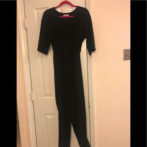 Sleek Maternity Black Jumpsuit